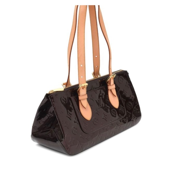 💎Pristine Condition 💜Louis Vuitton Rosewood Ave Monogram Vernis Leather Bag - Picture 3 of 7